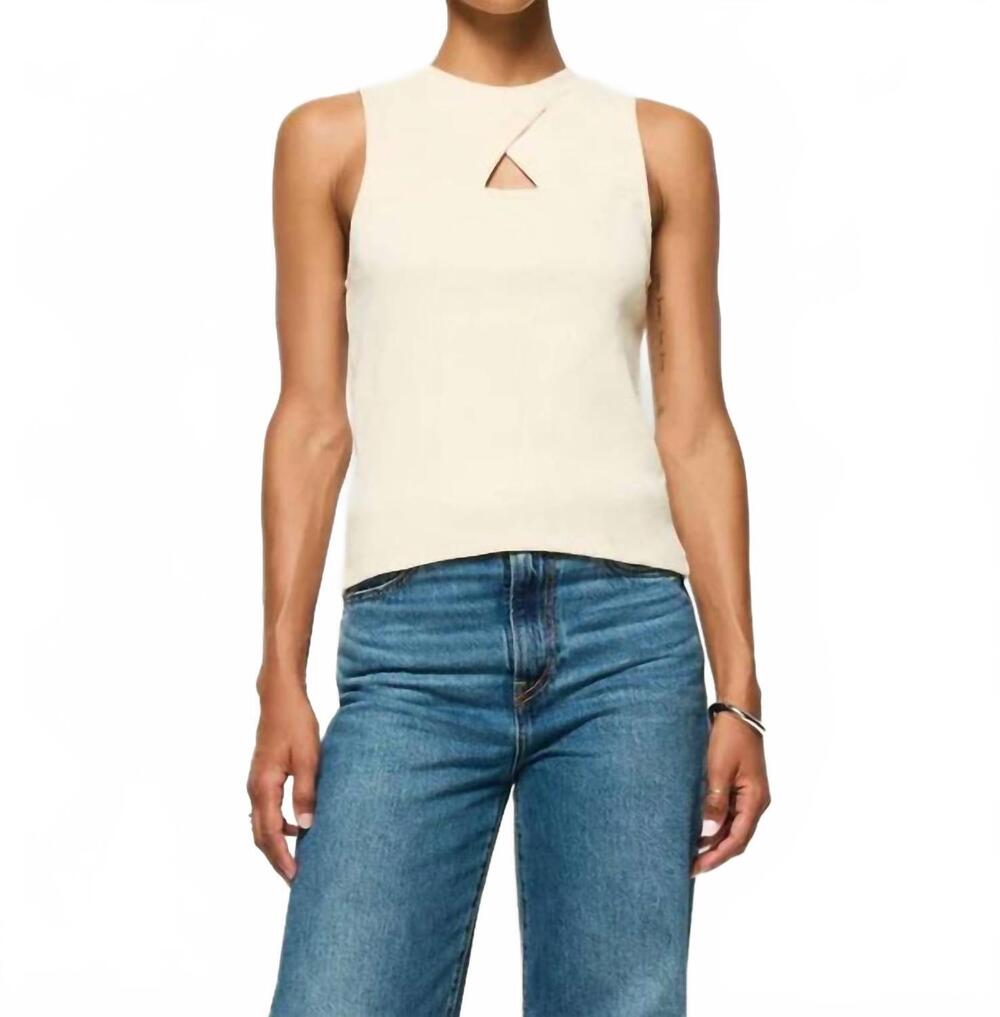 NEW NATION LTD ellie tank top in white
